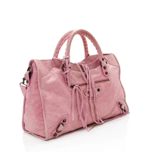 Balenciaga Agneau Classic City Satchel (SHF-17347)