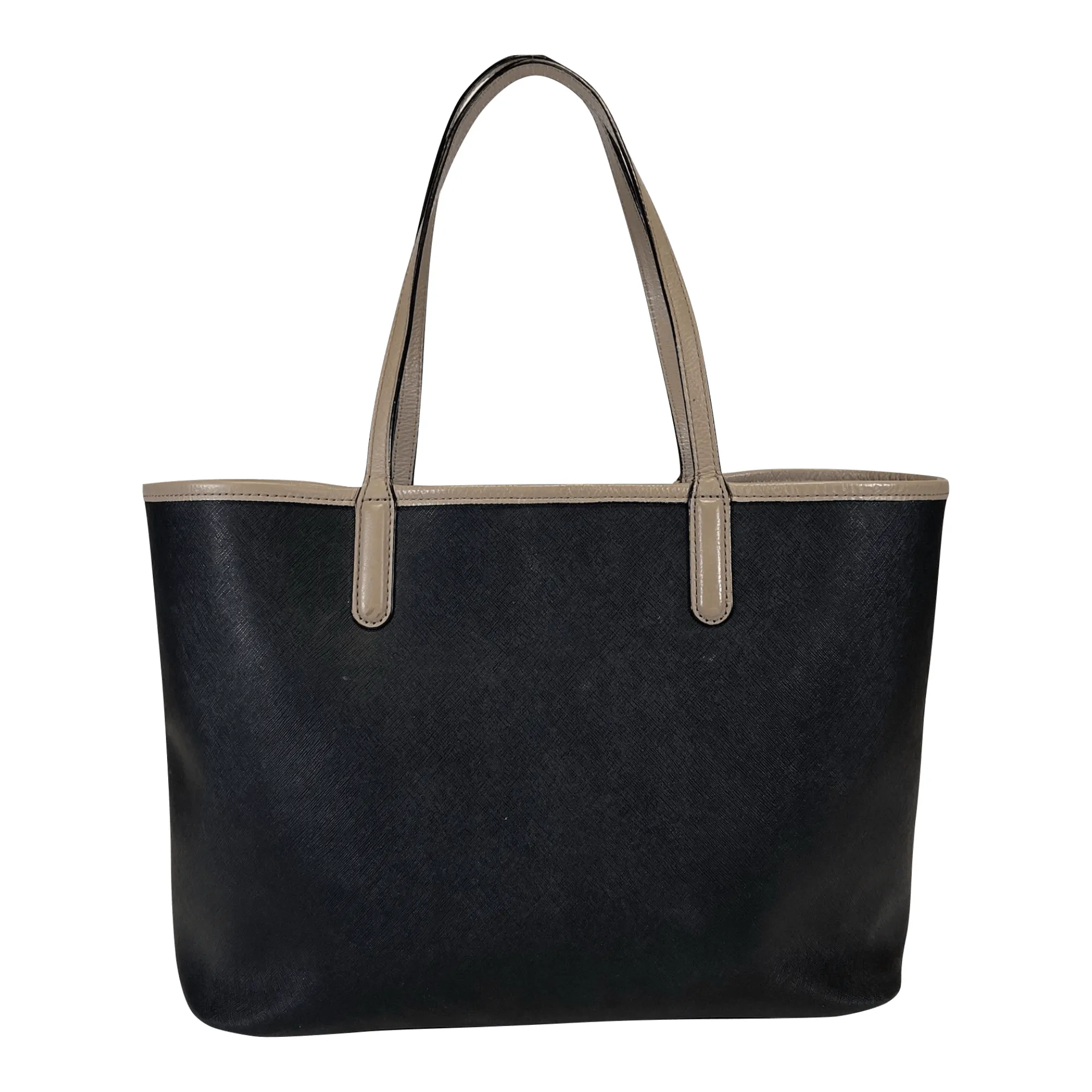 Black and Beige Tote