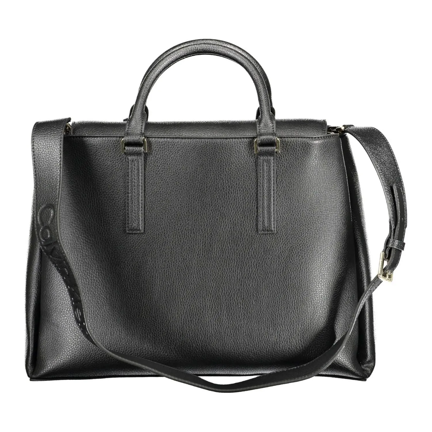 Calvin Klein Black Polyester Women Handbag