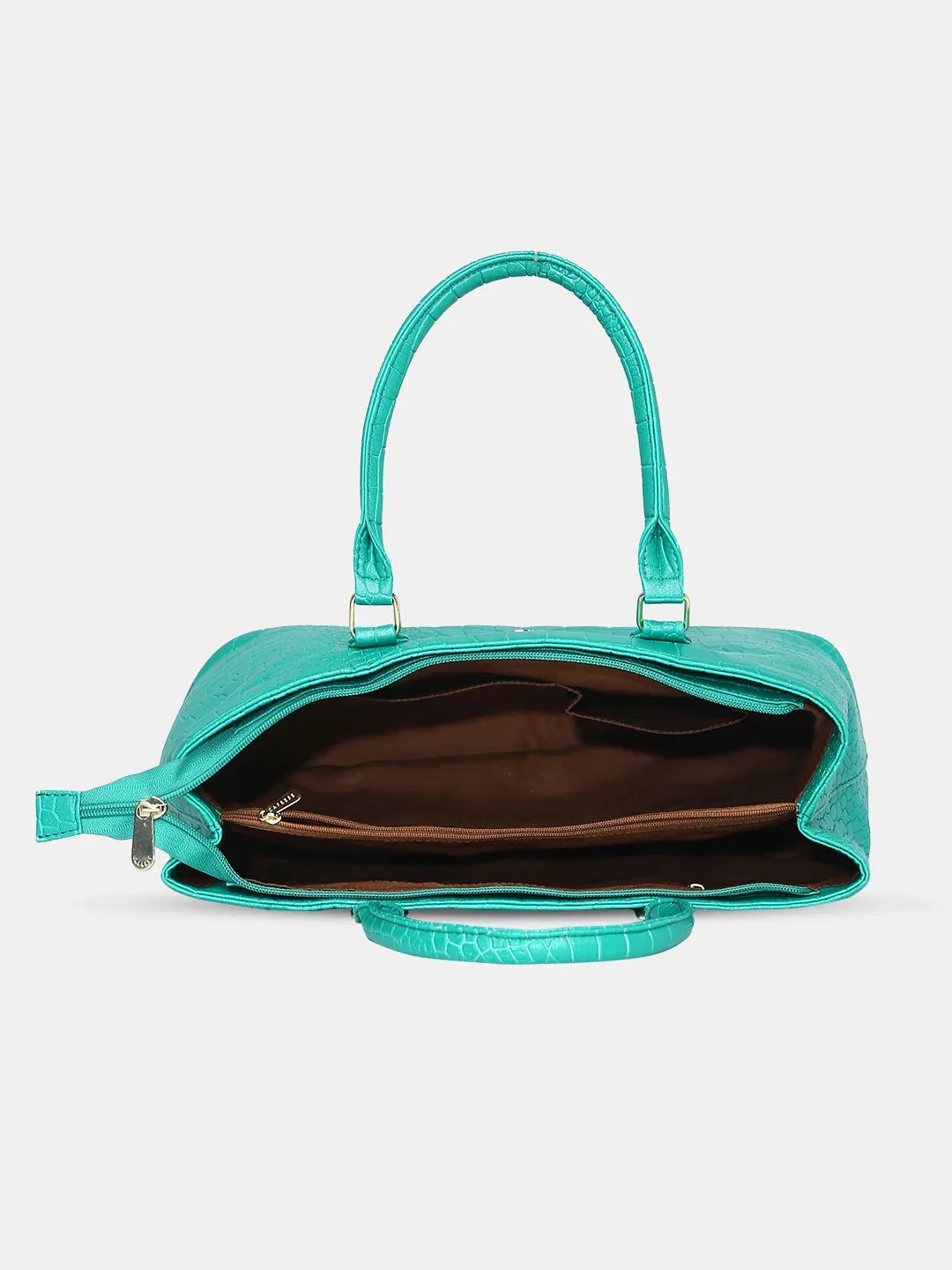 Caprese Eastwood Tote Medium Metallic Green