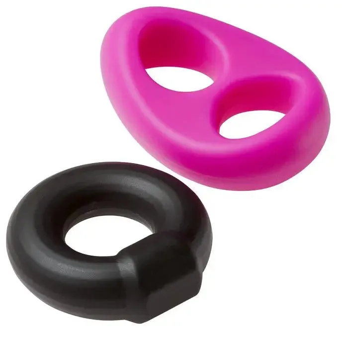 Cloud 9 Pro Sensual Silicone Tear Drop Ring & Donut Sling 2 Pack