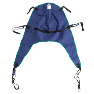 Drive Medical 13262l Divided Leg Patient Lift Sling with Headrest, Large