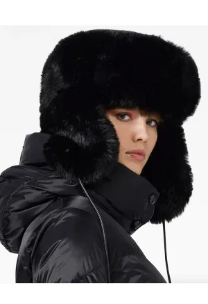 Goldbergh Cher Faux Fur Trapper Hat in Black