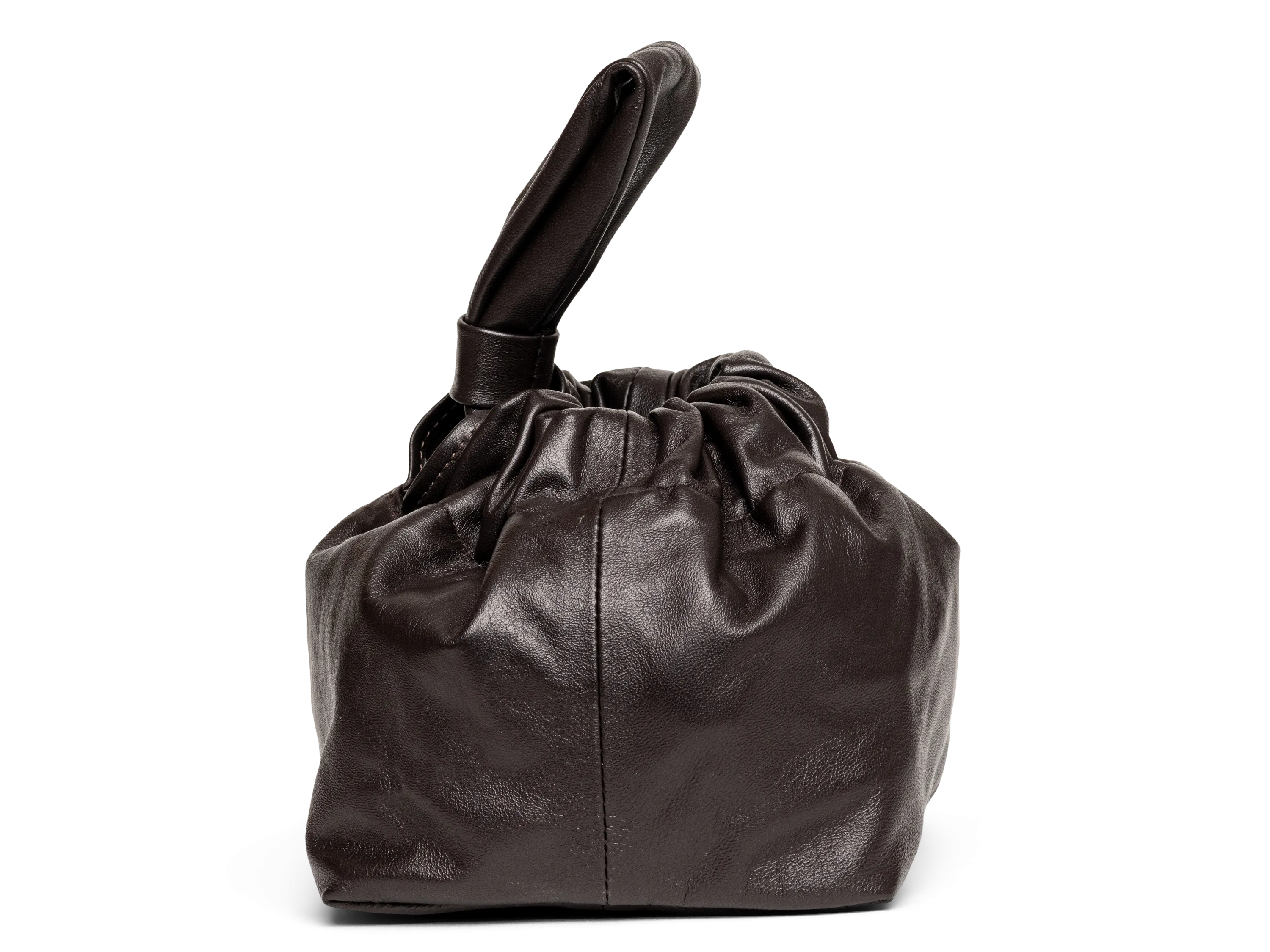 Lemiz - Mariposa Bucket Bag in Chocolate