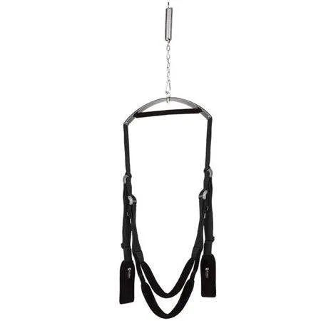 Lux Fetish Fantasy Adjustable Fetish Swing - Black