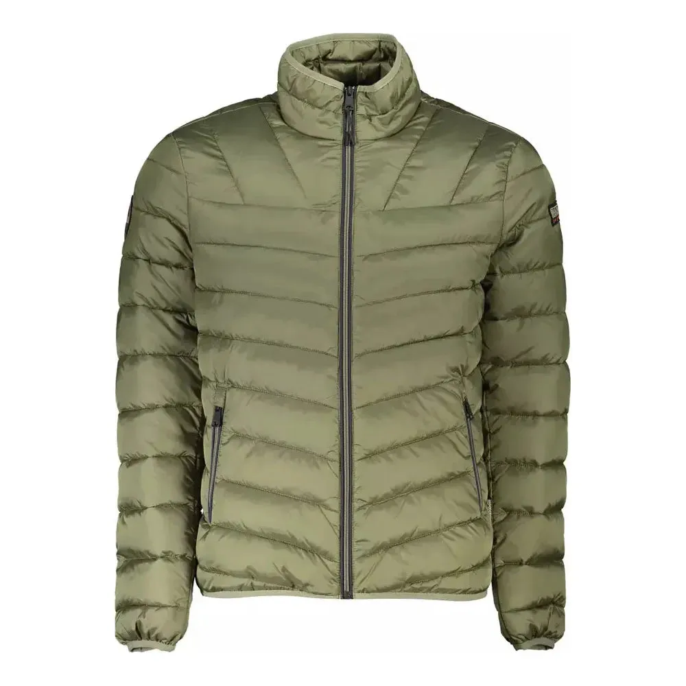 Napapijri Green Polyamide Men Jacket