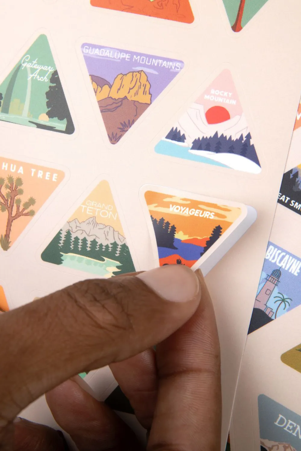 Parks of the USA Sticker Sheets