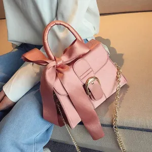 Satin Bow Handbag