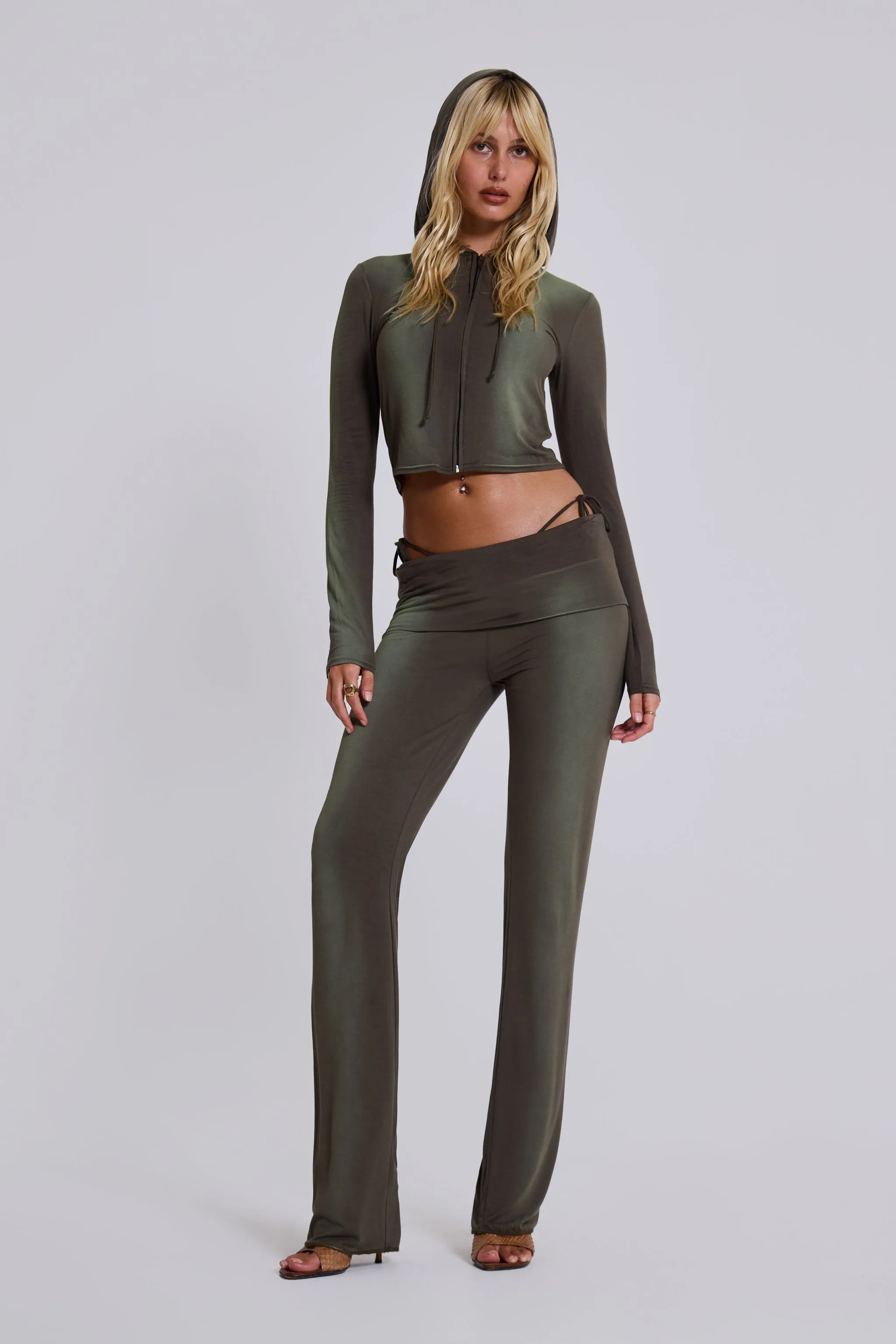 Tacha Fold Over Ombré Trousers