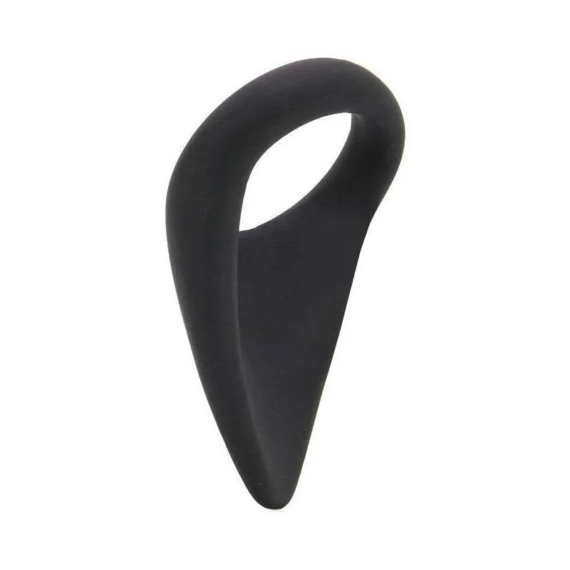 Tantus Premium SIlicone Teardrop Cock Sling - Black 1.75"