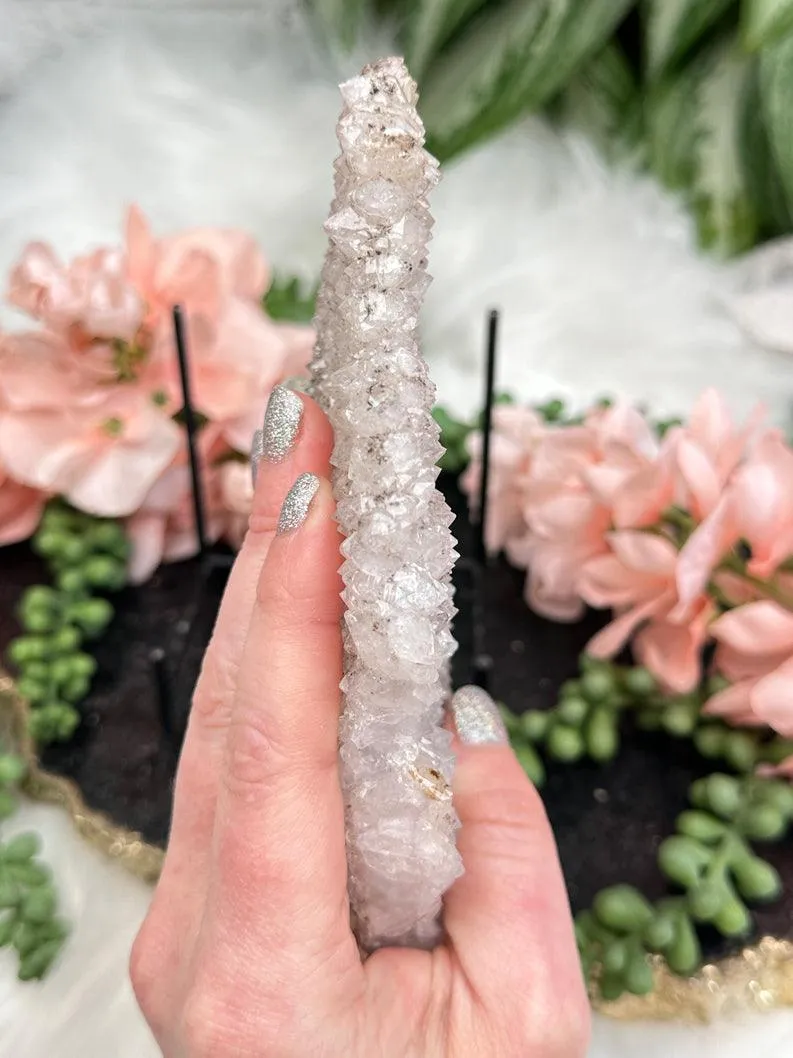 Unique Hematite Quartz Stalactite