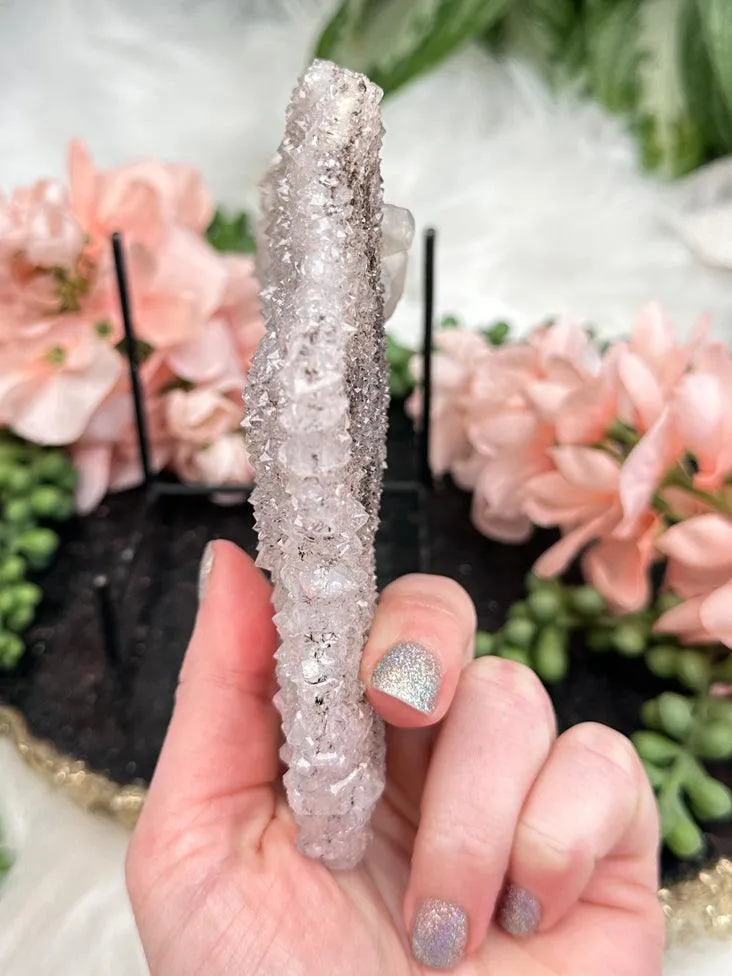 Unique Hematite Quartz Stalactite